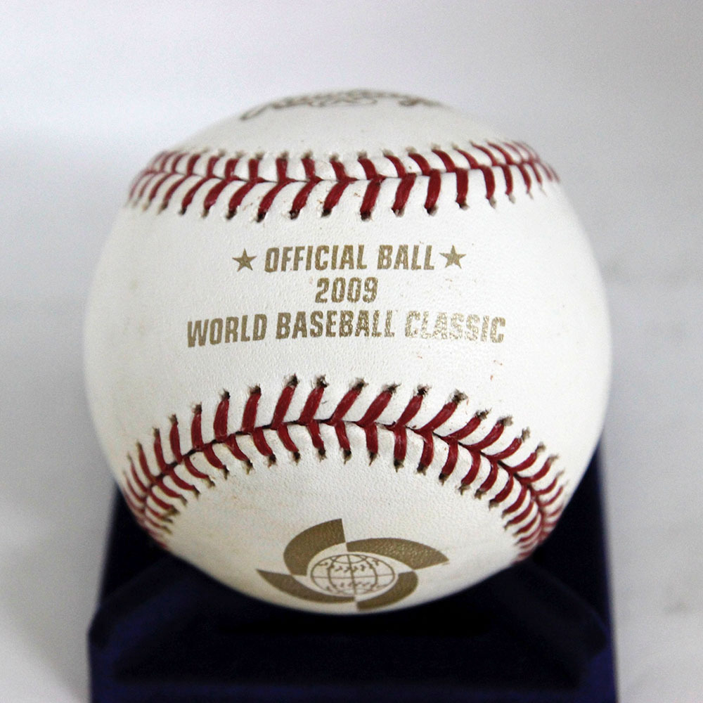  2009 WORLD BASEBALL CLASSIC　オフィシャルボール 09 WBC（決勝戦 練習使用品_画像1