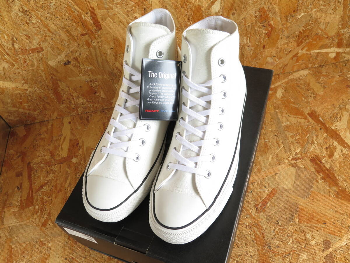 新品☆本物 30cm コンバース CT70 ChuckTaylor CONVERSE ALL STAR 100 COLORS HI US11.5 100周年モデル WHITE ホワイト　チャックテイラー_画像2