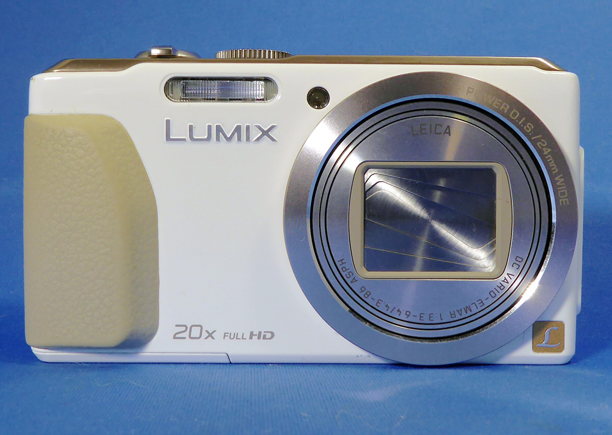 Panasonic/LUMIX DMC-TZ40-W/ホワイト/ケース、予備バッテリー、SDカード付/中古美品_画像2