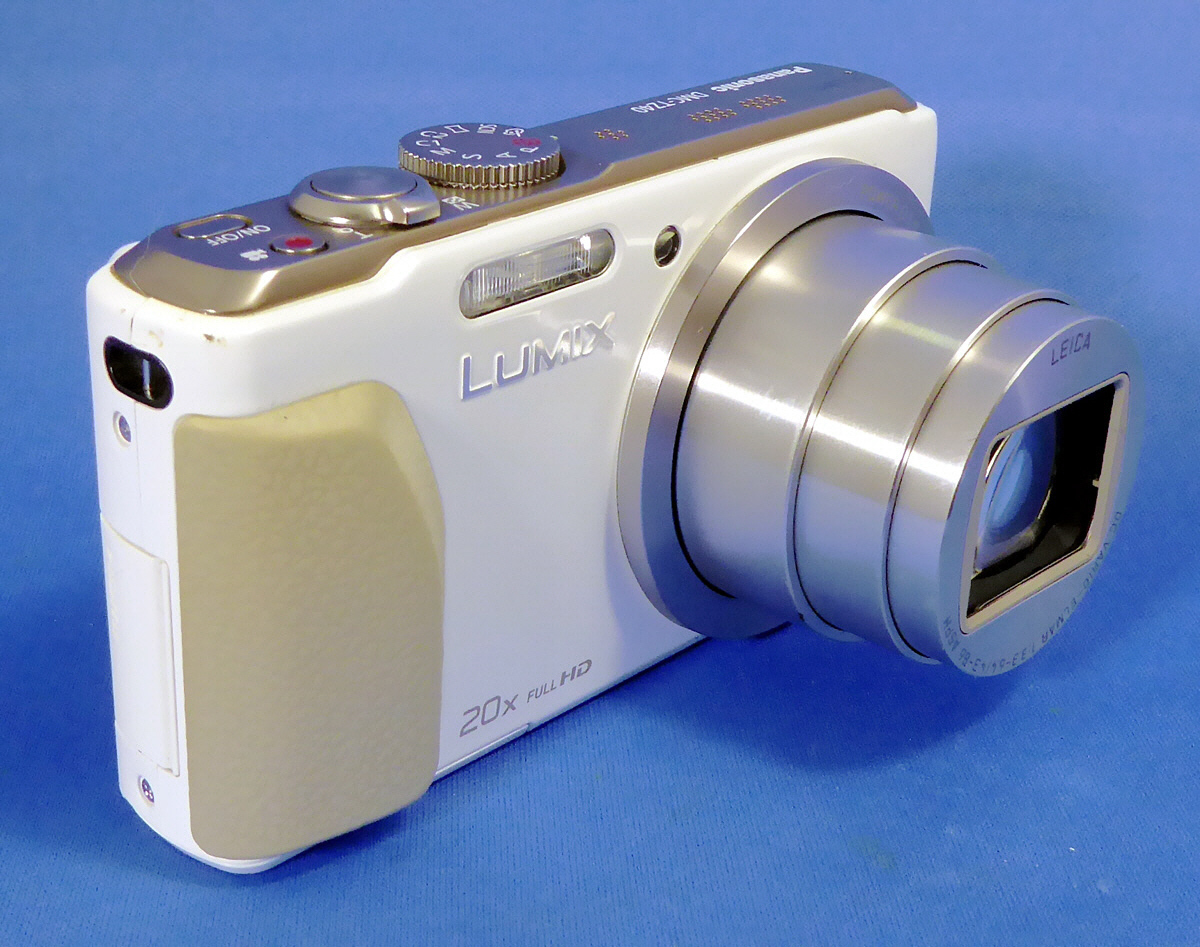 Panasonic/LUMIX DMC-TZ40-W/ホワイト/ケース、予備バッテリー、SDカード付/中古美品_画像5