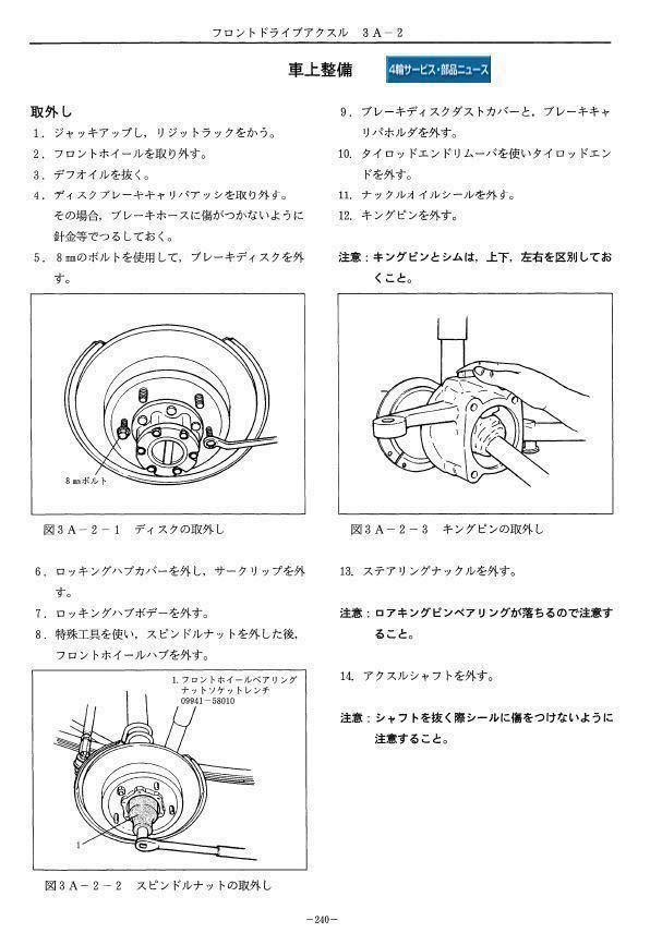 ●全て記載●送料無料 ジムニー・JA11・JA12・JA22サービスマニュアルPDF_画像9