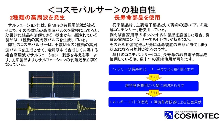 【おまけ付】CP-13 コスモパルサー 12V専用 鉛蓄電池用延命装置 バッテリー延命装置 サルフェーション除去 コスモテック_画像4