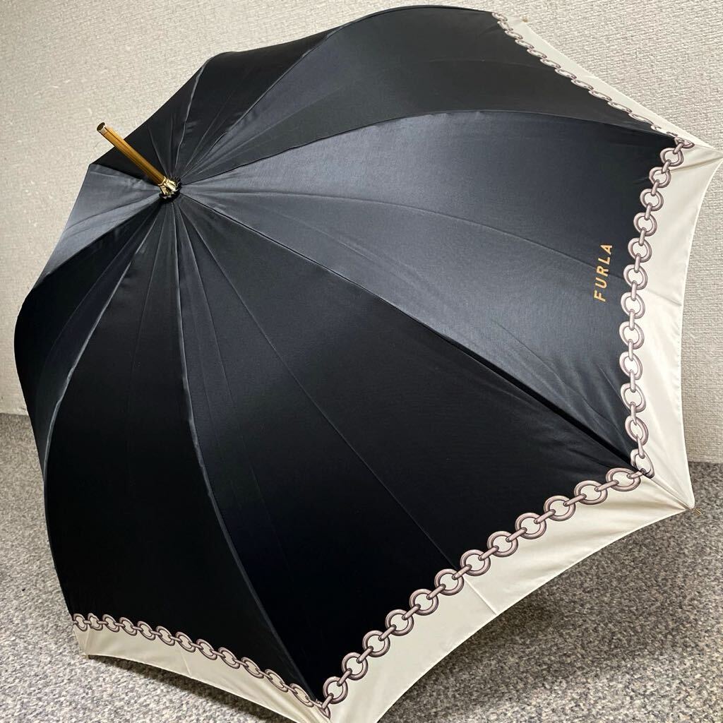* бесплатная доставка * новый товар Furla зонт зонт от дождя длинный зонт женский выдерживающий способ зонт Jump зонт A