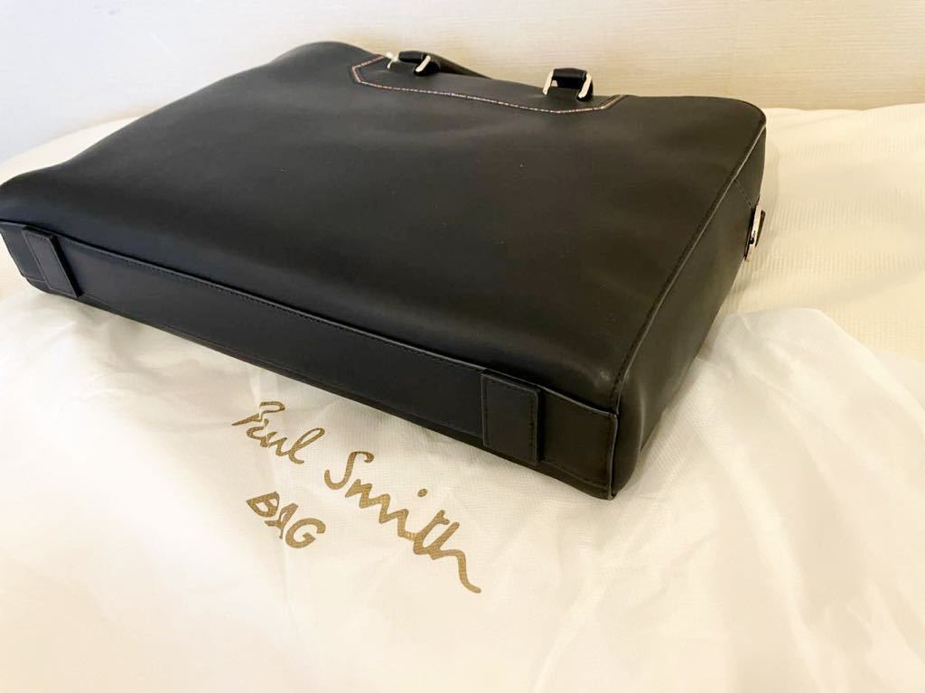  новый товар Paul Smith 2way портфель плечо чёрный полоса in комплект 23510/402AE