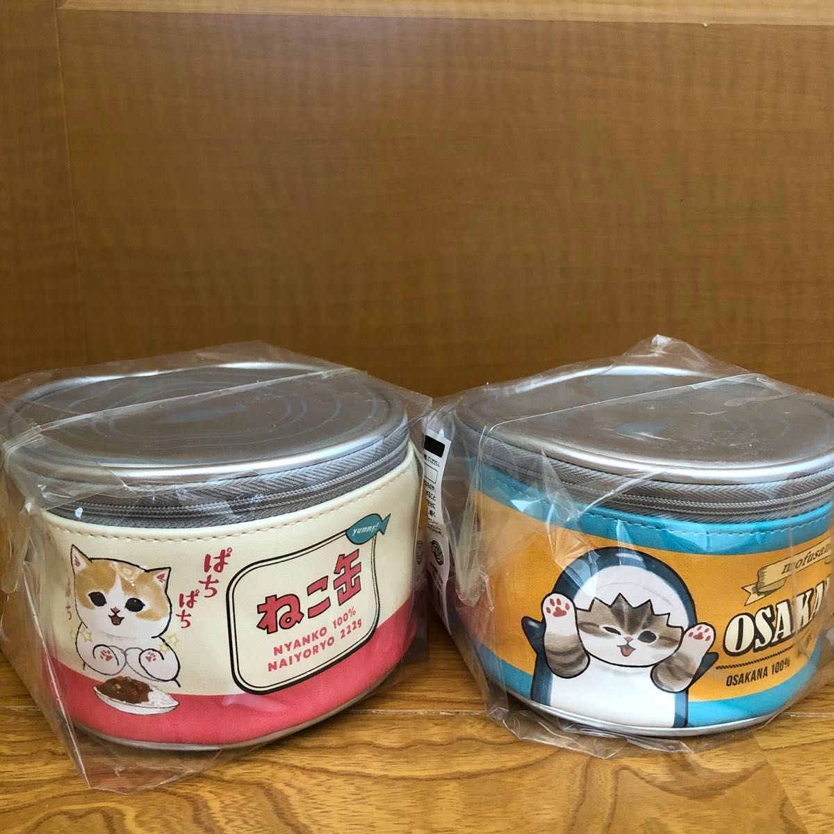 モフサンド　猫缶風ポーチAB ファミマ限定品