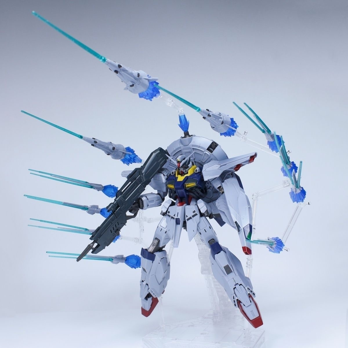 KS 1/100 MG プロヴィデンスガンダム用 ドラグーンディスプレイエフェクト 拡張セット 改造パーツ 未組立 新品 Hk-127_画像1