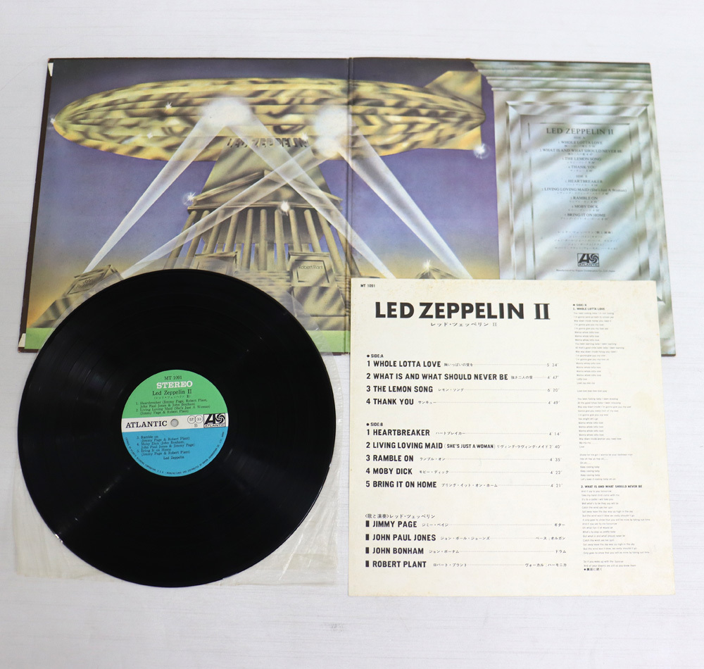 ●レッド・ツェッペリン●Led Zeppelin●レコード３枚セット●レッドツェッペリンⅡ●_画像5