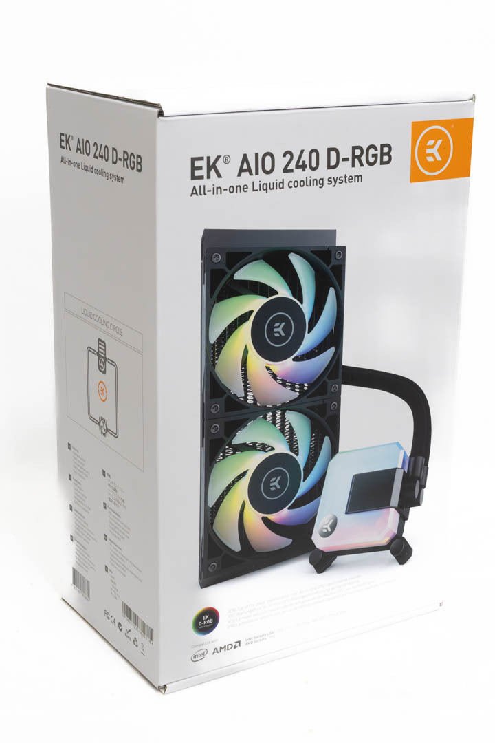 EK (i-ke-) 240mm AIO D-RGB all-in-one water cooling CPU cooler,air conditioner 
