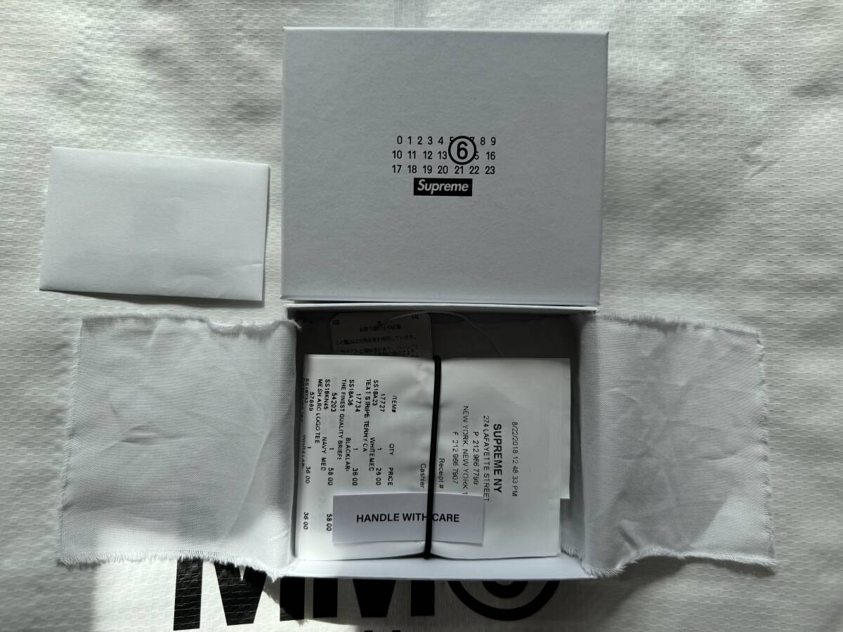 【送料無料】新品未使用 Supreme x MM6 Maison Margiela Receipt Wallet / シュプリーム MM6 メゾン マルジェラ 財布 ウォレット レシートの画像4