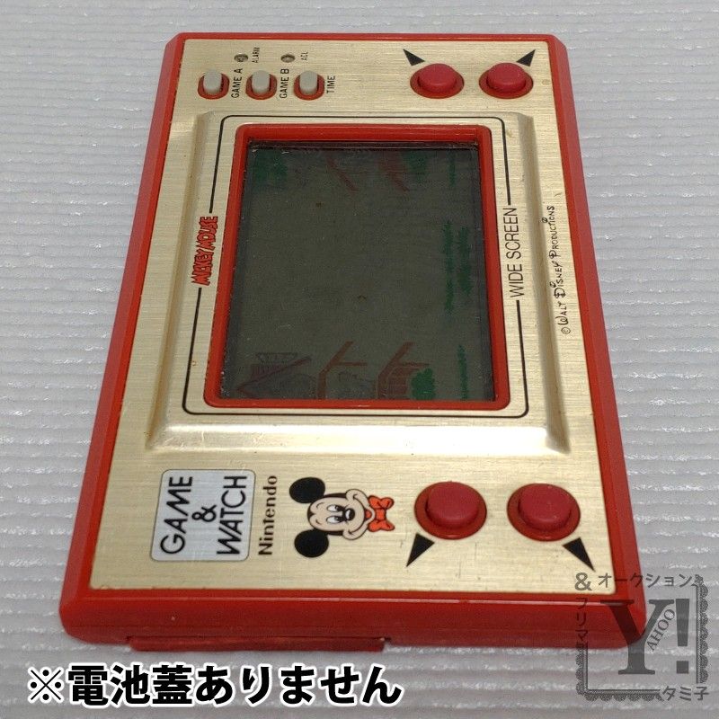 電池蓋無・状態難】ミッキーマウス 任天堂 ゲームウォッチ GAME&WATCH