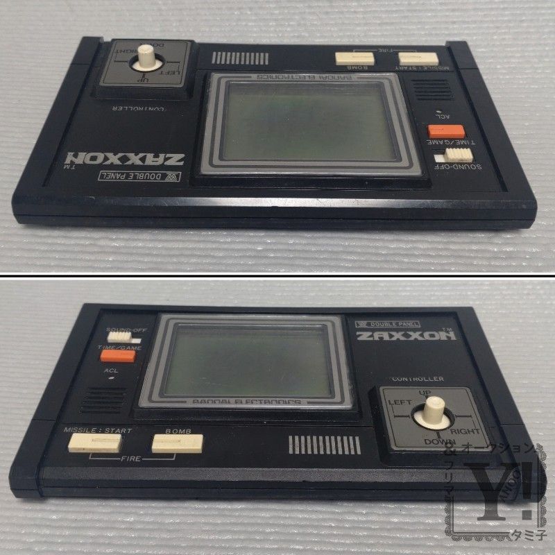 【電池蓋無・状態難】ZAXXON バンダイ ゲームデジタル ザクソン LCDゲーム機