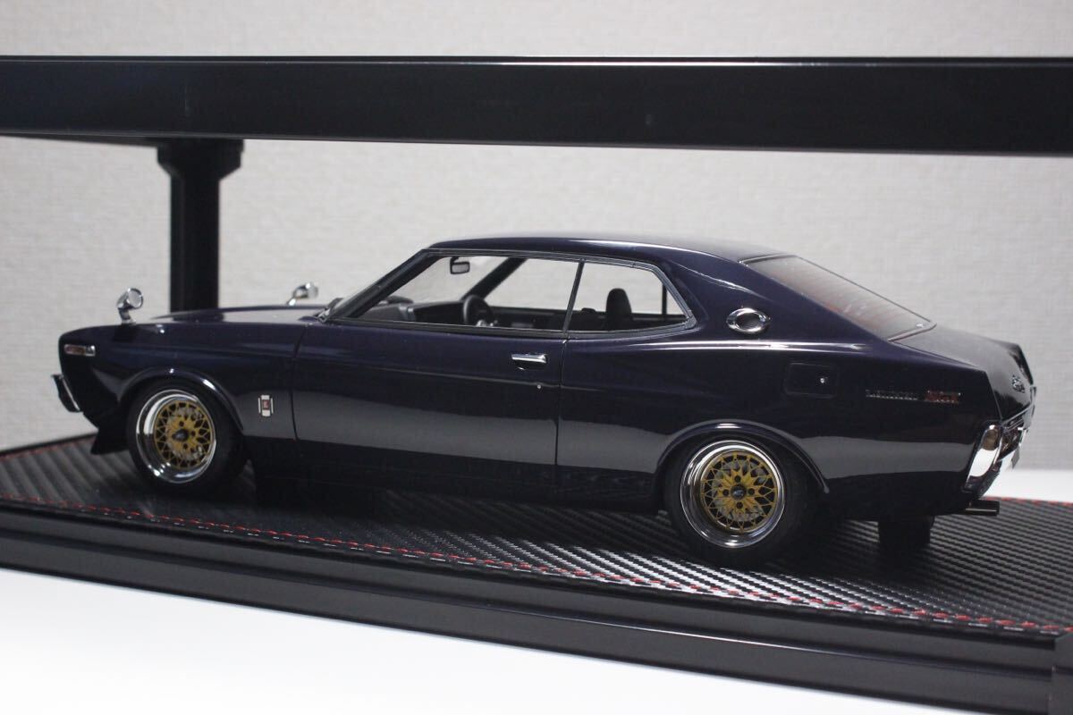 IG3008 1/18 Nissan Laurel 2000SGX ニッサン ローレル パープル 佐田ビルダーズ フィギュアなしイグニッションモデル Ignition model hpiの画像4