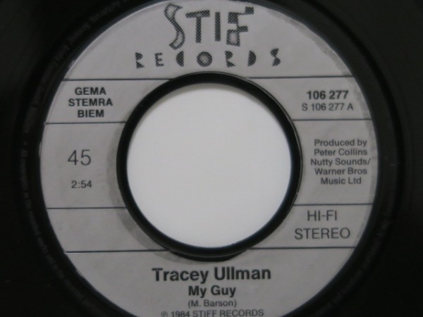 7★TRACEY ULLMAN / My Guy's... ...Mad At Me (STIFF/ドイツ盤)_画像2