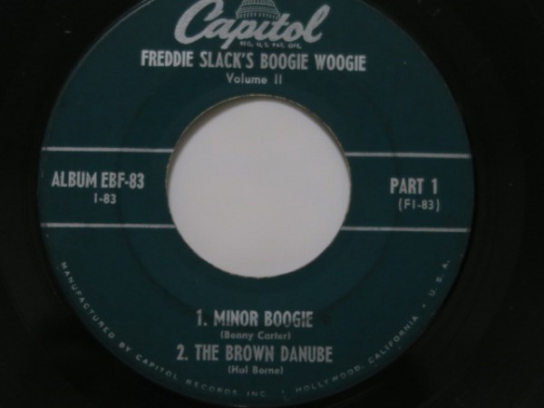 7★Freddie Slack / Freddie Slack’s Boogie Woogie / Volume 2 (ブギウギ/スイング/細野晴臣/US盤)_画像1