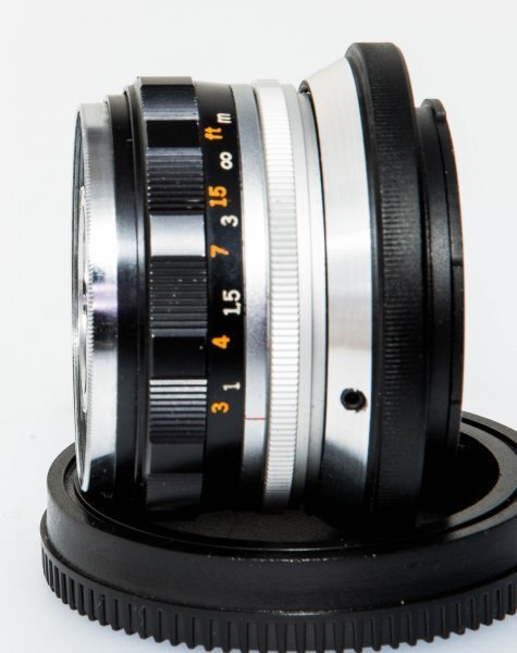 【改造レンズ】D.Zuiko F2.8 40mm オリンパスTRIP 35のレンズをSONY Eマウント（NEX）レンズに改造　【ソニーEマウントカメラ用レンズ】_画像6