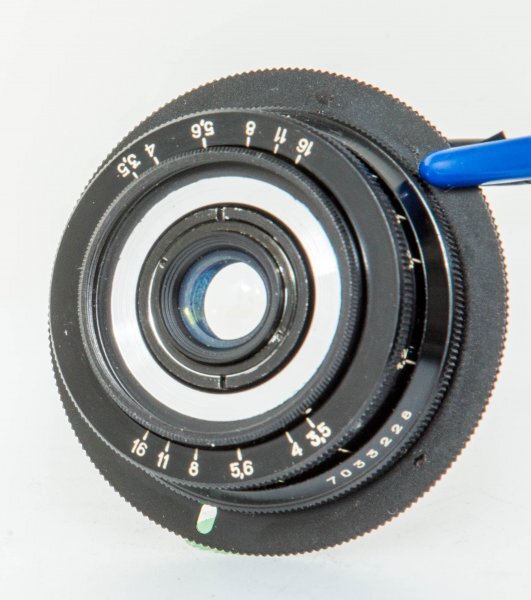 【改造レンズ】Carl Zeiss Tessar 35mm f/3.5 T* 【ヤシカ T AF-D】をSONY Eマウントレンズに改造_画像1