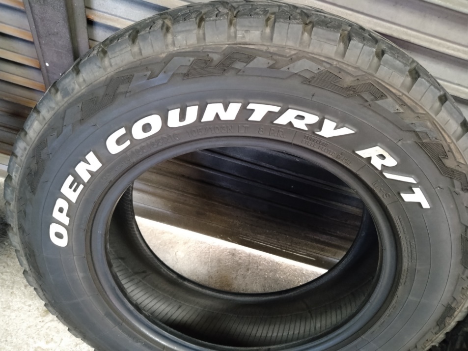 185/85R16 TOYO open Country 4ps.@ white letter Jimny off-road JA JB 4WD F6A