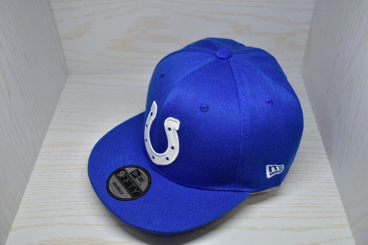 【未使用】インディアナポリス・コルツ　NFL×ニューエラ　9FIFTY アメフト　帽子_画像2