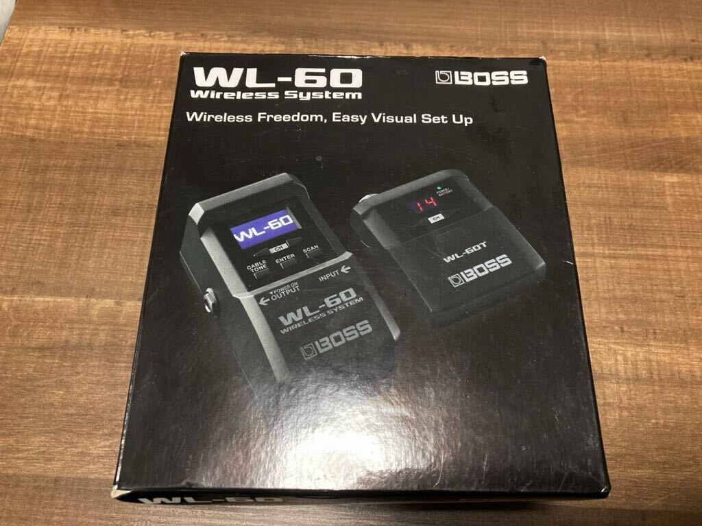 BOSS WL-60 ワイヤレスシステム ギター ベース shure ワイヤレスシステム ボス_画像1