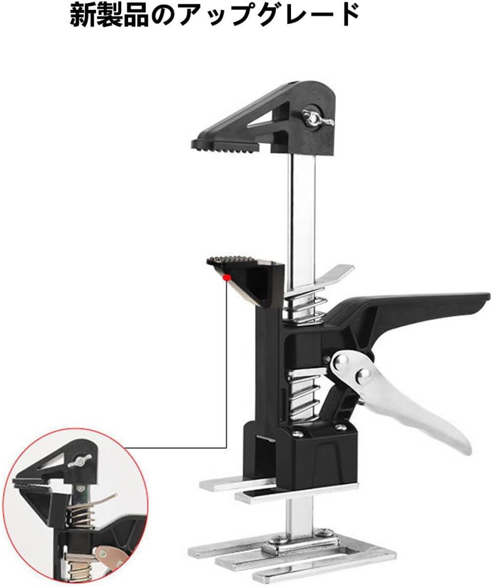 ミニジャッキ ジャッキ 定規付 ソリッドスチール製多機能高さ調整リフティング器具ガレージジャッキドアパネル ボードリフター 家具移_画像4