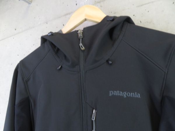 3030s17◆美品です◆Patagonia パタゴニア ストレッチ ストームジャケット S/シェルパーカー/マウンテンパーカー/アウトドア/ブルゾン/黒_画像2