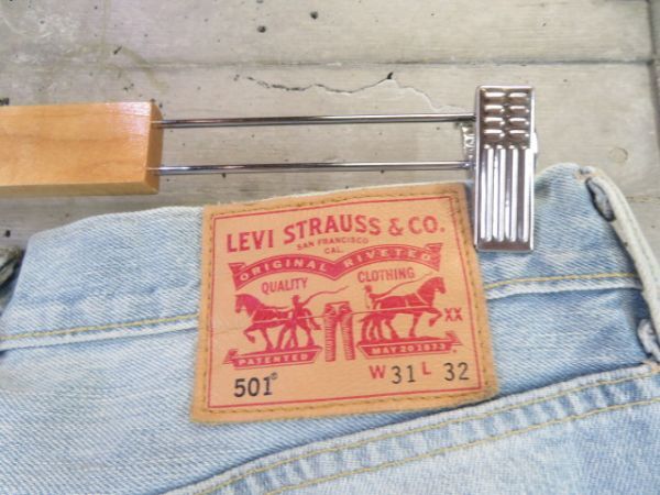 6230s20◆良品です◆84cm◆Levi's リーバイス 501 デニムジーンズ W31/デニムパンツ/ジーパン/ジャケット/カバーオール/ブルゾン/LVC_画像4