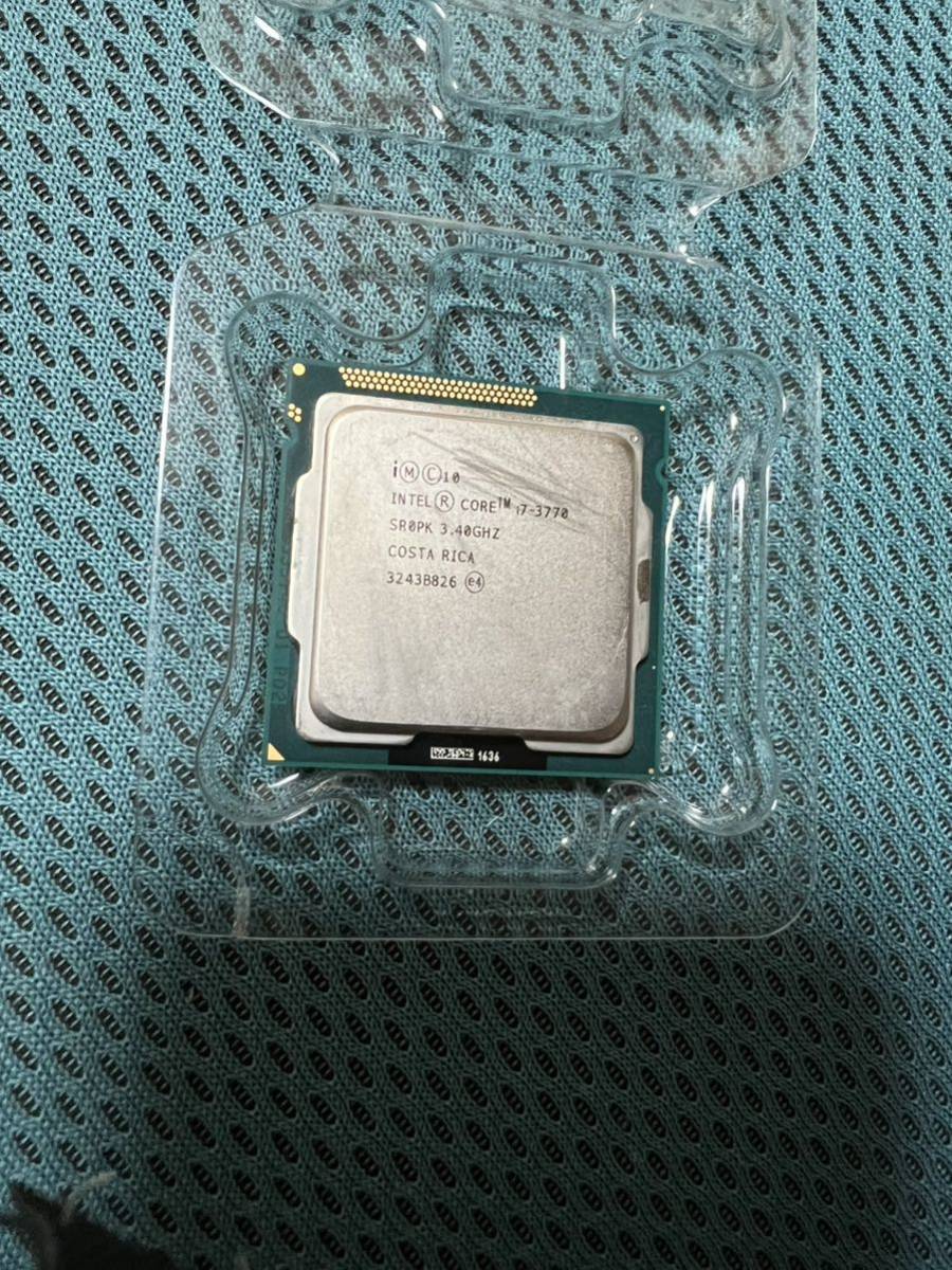 【動作確認済み】CPU Intel Core i7 3770 3.4GHz 4コア8スレッド インテル 動作確認済み_画像1