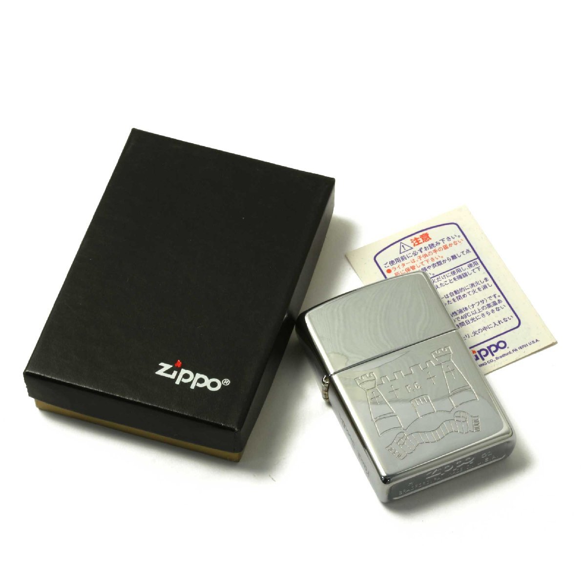 絶版/ヴィンテージ Zippo ジッポー 中古 2001年製造ZIPPO Paul Smith お城 [S]ほぼ新品同様_画像9