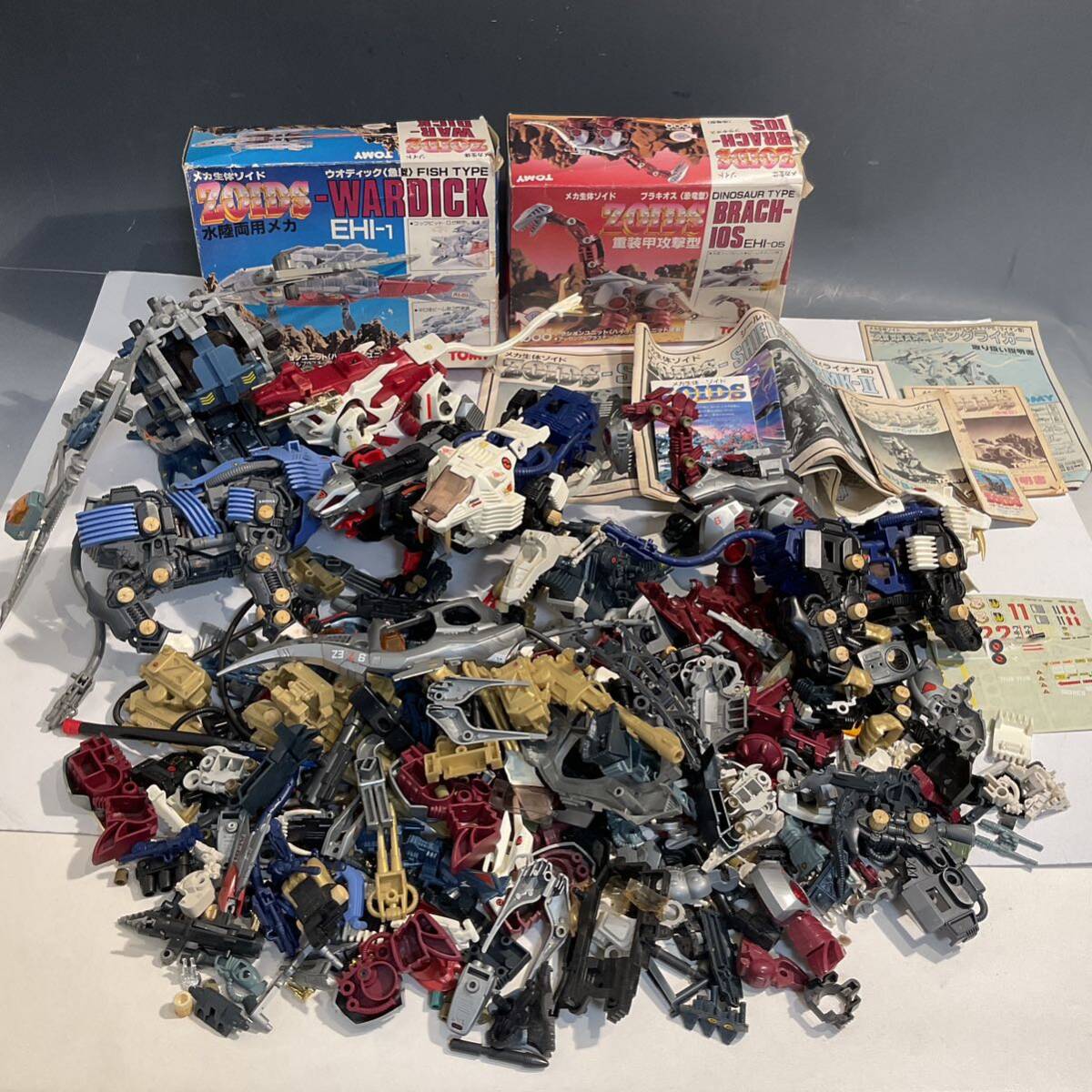 4032202 Zoids ZOIDS Tommy TOMY parts large amount together junk empty box manual parts taking . that time thing toy plastic model 