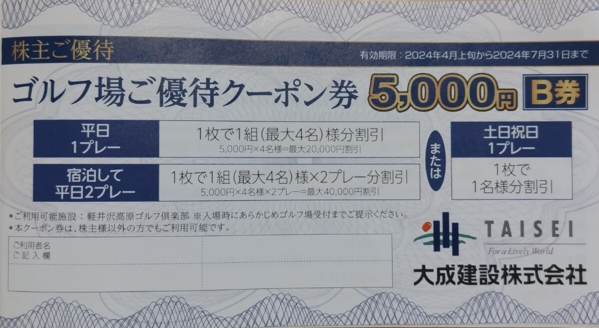 Купон на поле для гольфа (Golf Club Karuizawa Kogen) до 40 000 иен скидка