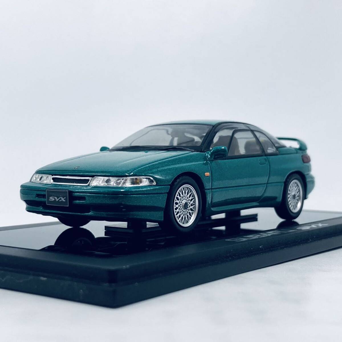 絶版品 希少モデル NOREV ノレブ 1/43 1994年型 SUBARU ALCYONE アルシオーネSVX 3.3 S3 BBSアルミホイール仕様 ブライトグリーンマイカ_画像1