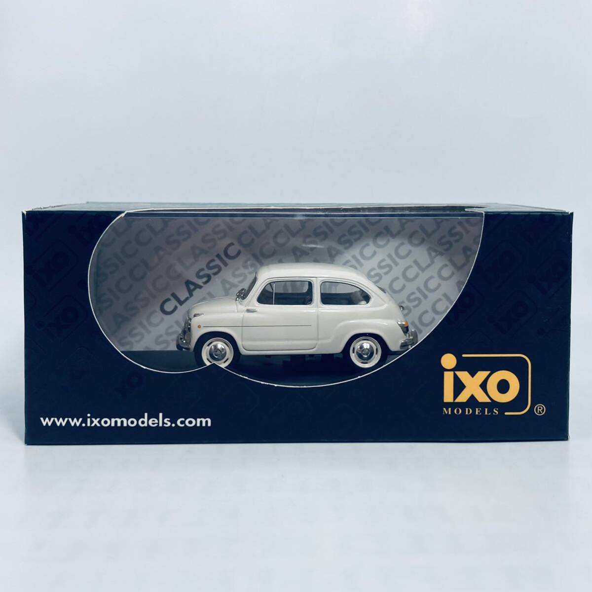 絶版品 ixo イクソ CLC064 1/43 1955年型 FIAT フィアット 600 SEICENTO セイチェント ホワイト_画像2