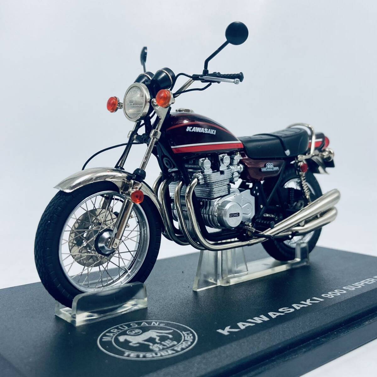 マルサン 鉄馬 1/18 HONDA CB750 Four Candy Red キャンディ レッド