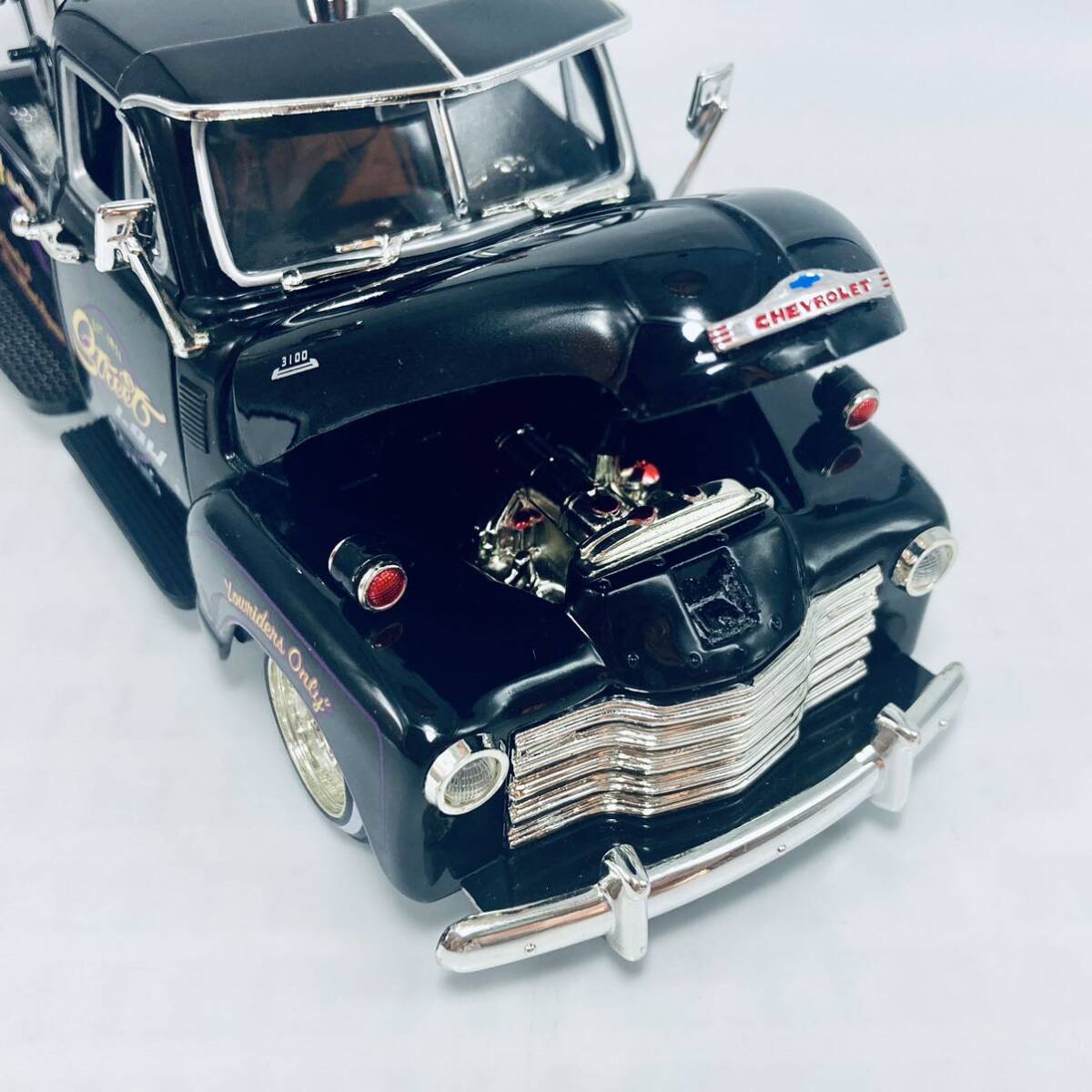 激レア ビンテージ物 JADATOYS Street LOW 1/24 1953 CHEVY 3100 Tow Truck LOW-RIDE シボレー 3100の画像6