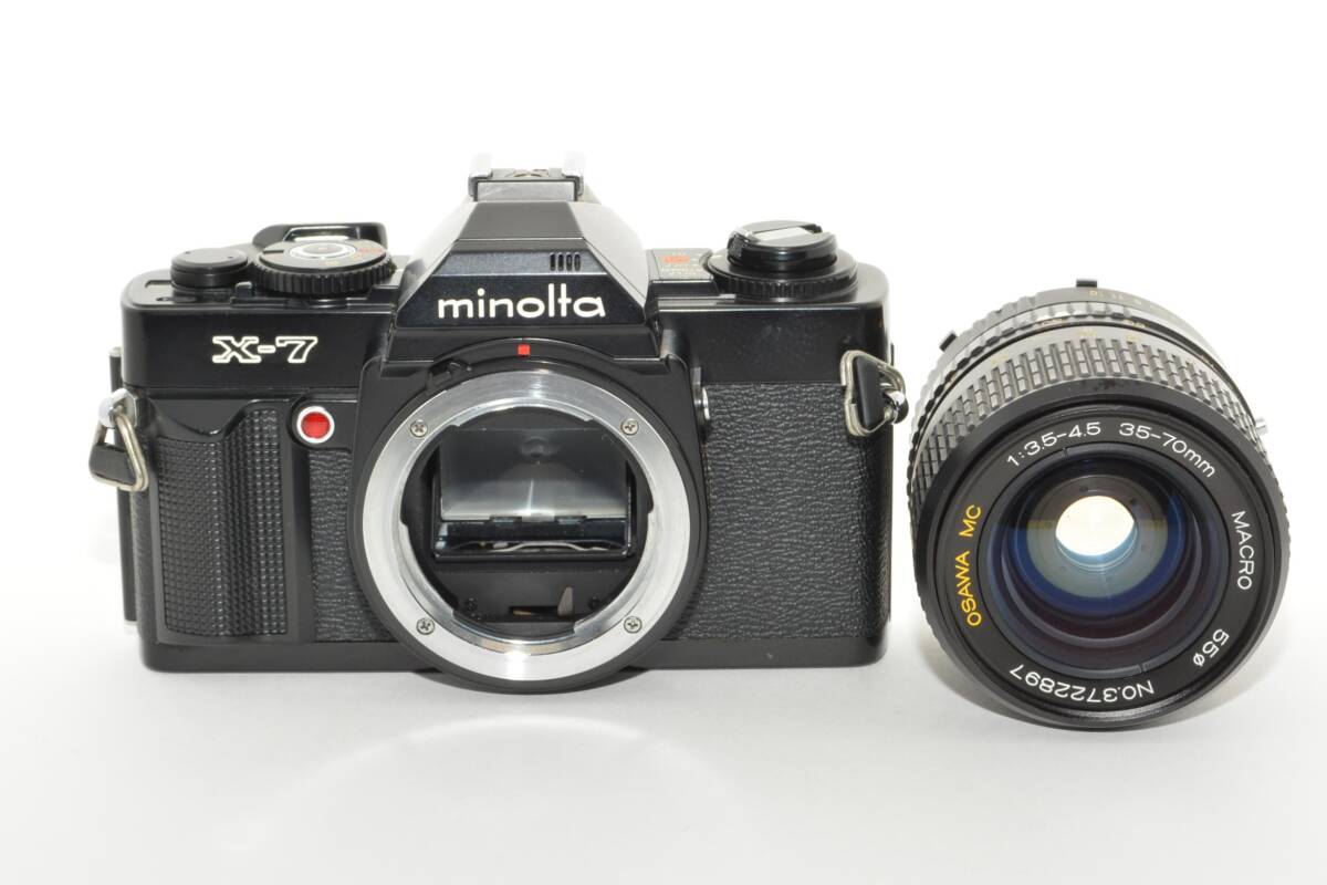 【外観特上級】minolta X-7 / OSAWA MC 35-70mm F3.5-4.5 MACRO #t12412の画像3