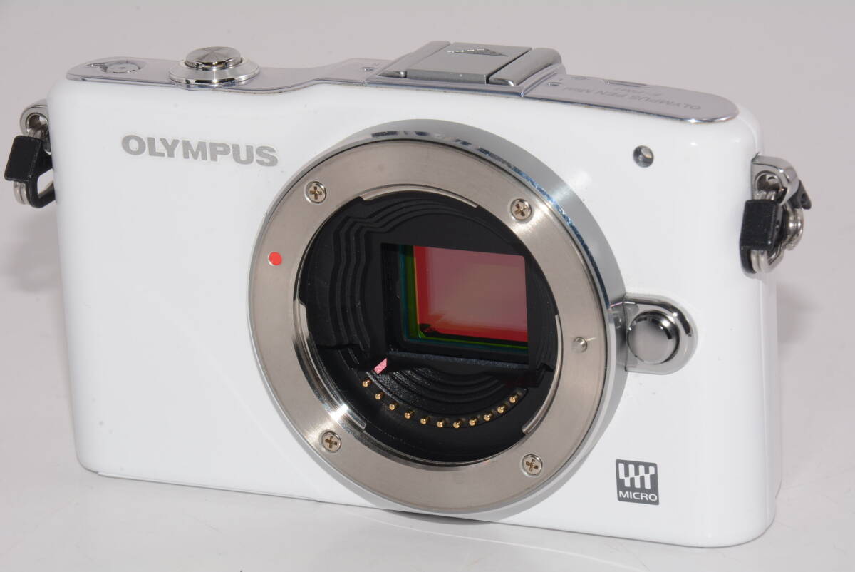 【外観特上級】OLYMPUS PEN Mini E-PM1 ミラーレス一眼レフ #s4050の画像1