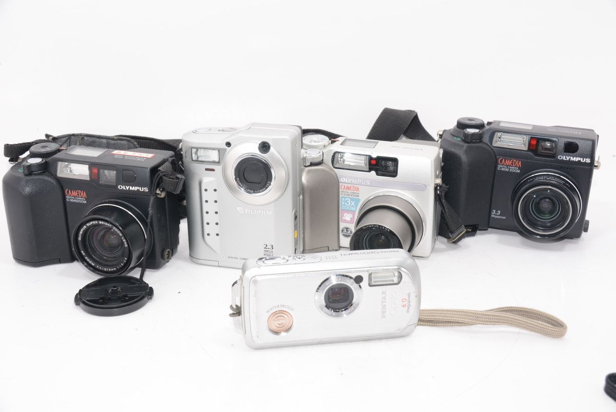 【訳あり】ジャンク コンパクトデジタルカメラ コンデジ 31台まとめて Canon FUJI Nikonなど色々 #e8094の画像4