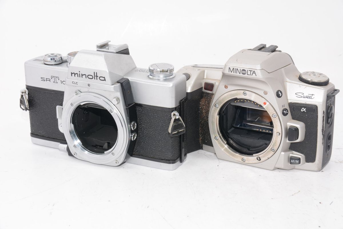 [ with translation special price ] Junk film camera single-lens 16 pcs together MINOLTA only Minolta #e8027