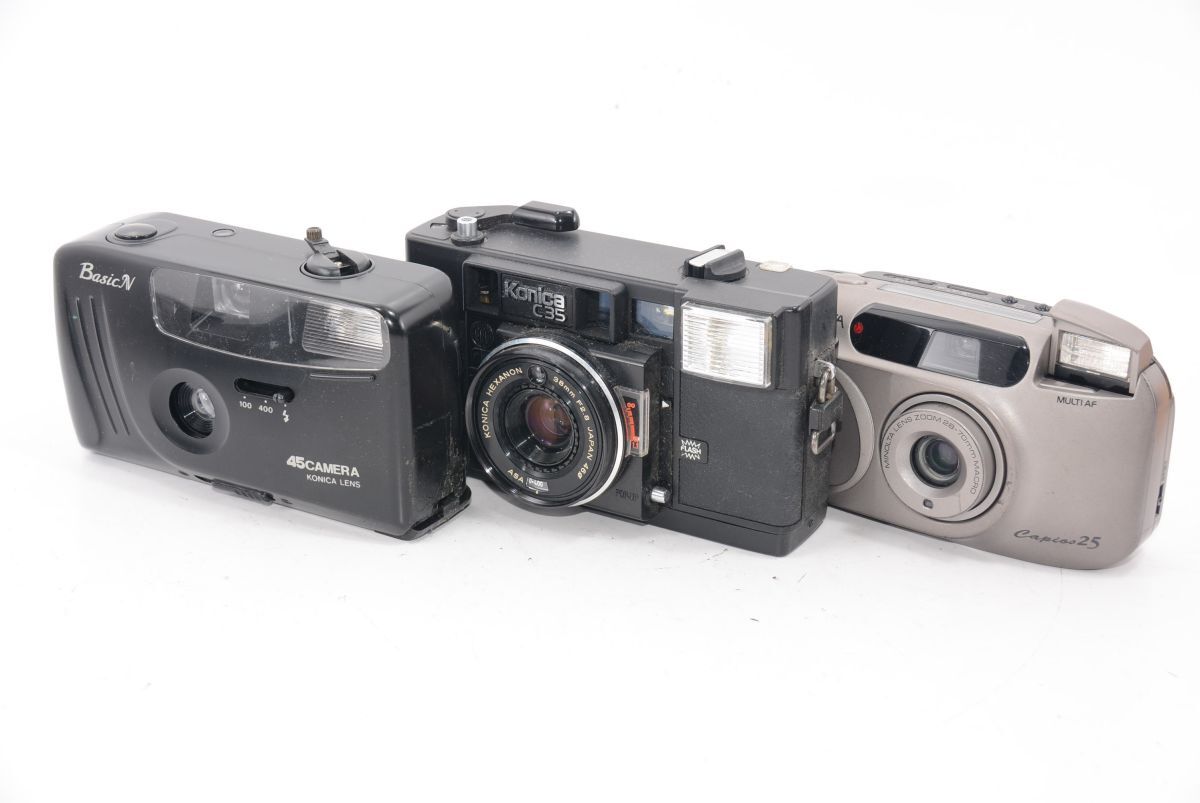 【訳あり】ジャンク コンパクトフィルムカメラ 26台まとめて FUJI コニカ MINOLTAなど色々　#e8080_画像6
