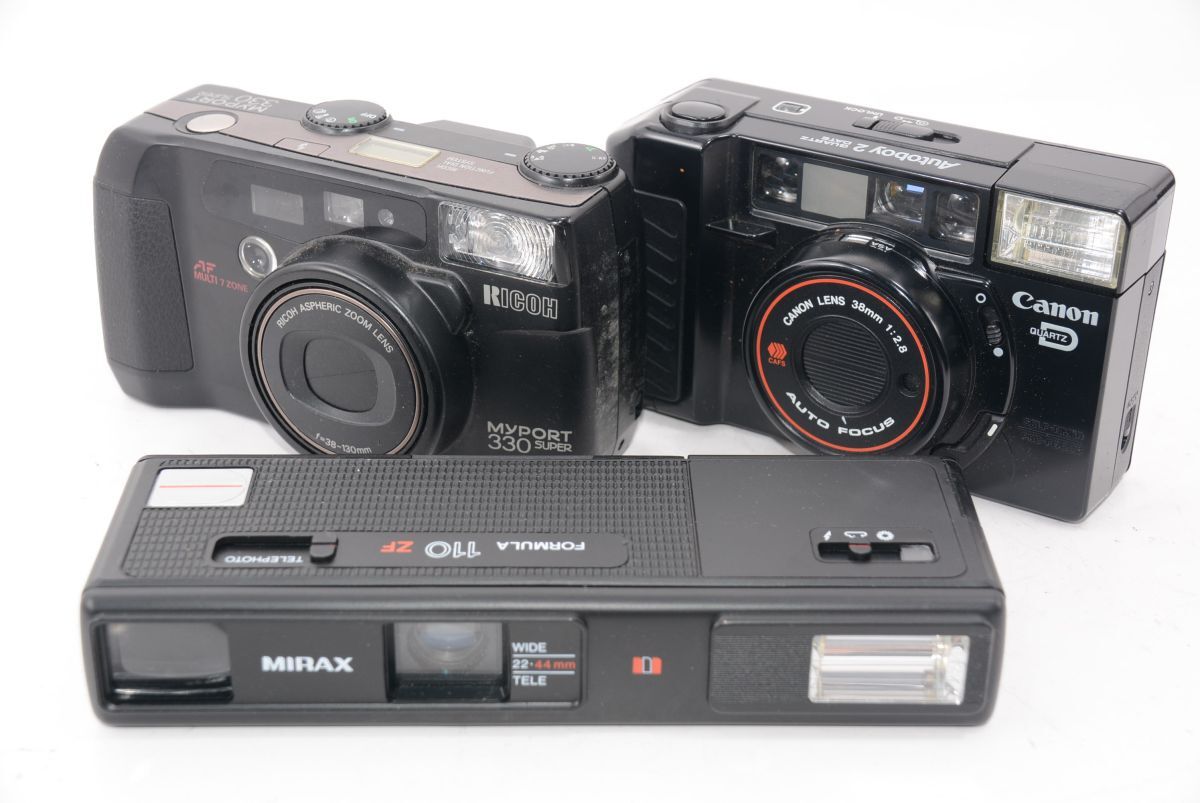 【訳あり】ジャンク コンパクトフィルムカメラ 22台まとめて FUJI OLYMPUS Canonなど色々　#e8096_画像6