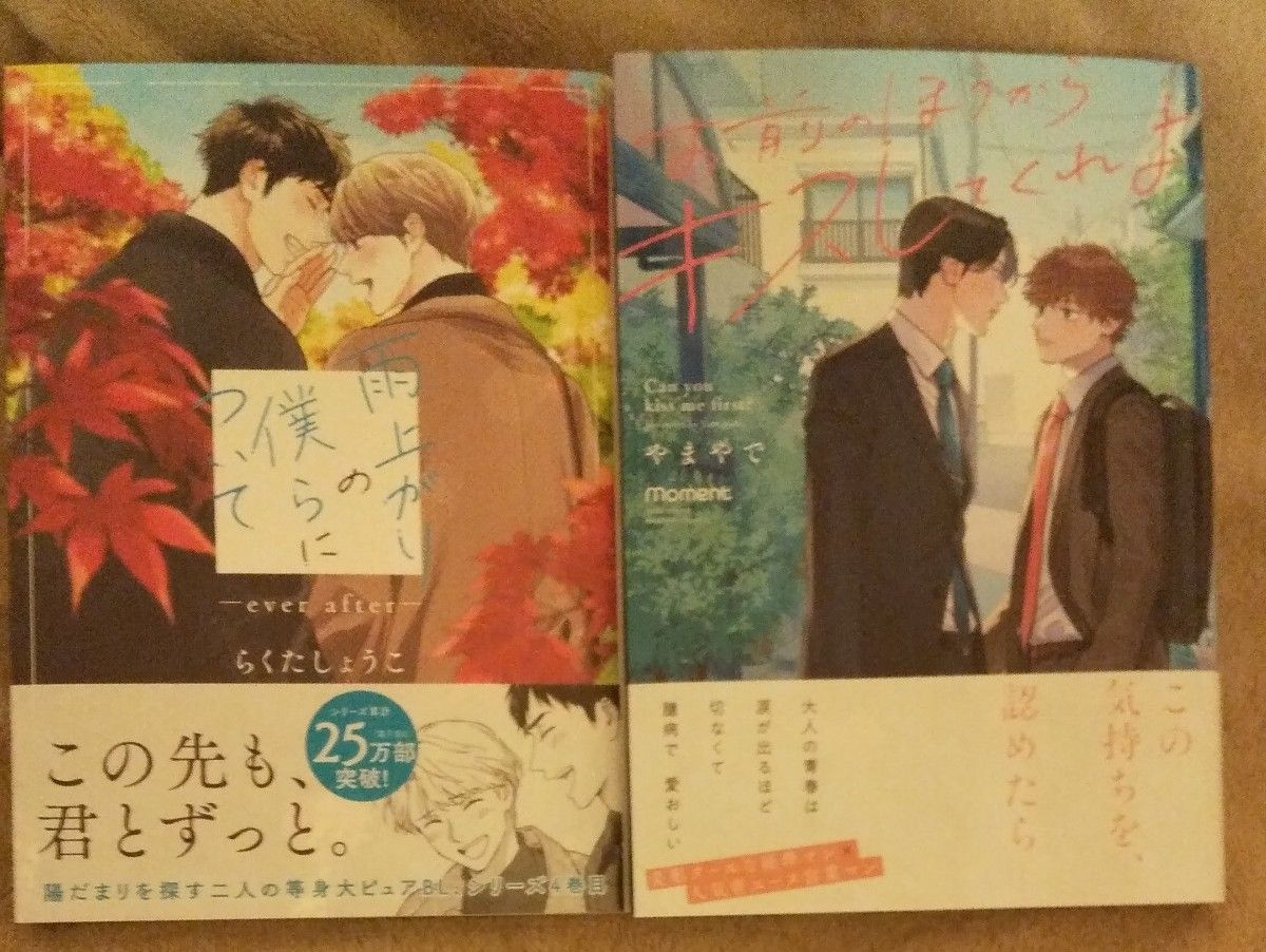 BL新刊◆雨上がりの僕らについて ever after お前のほうからキスしてくれよ