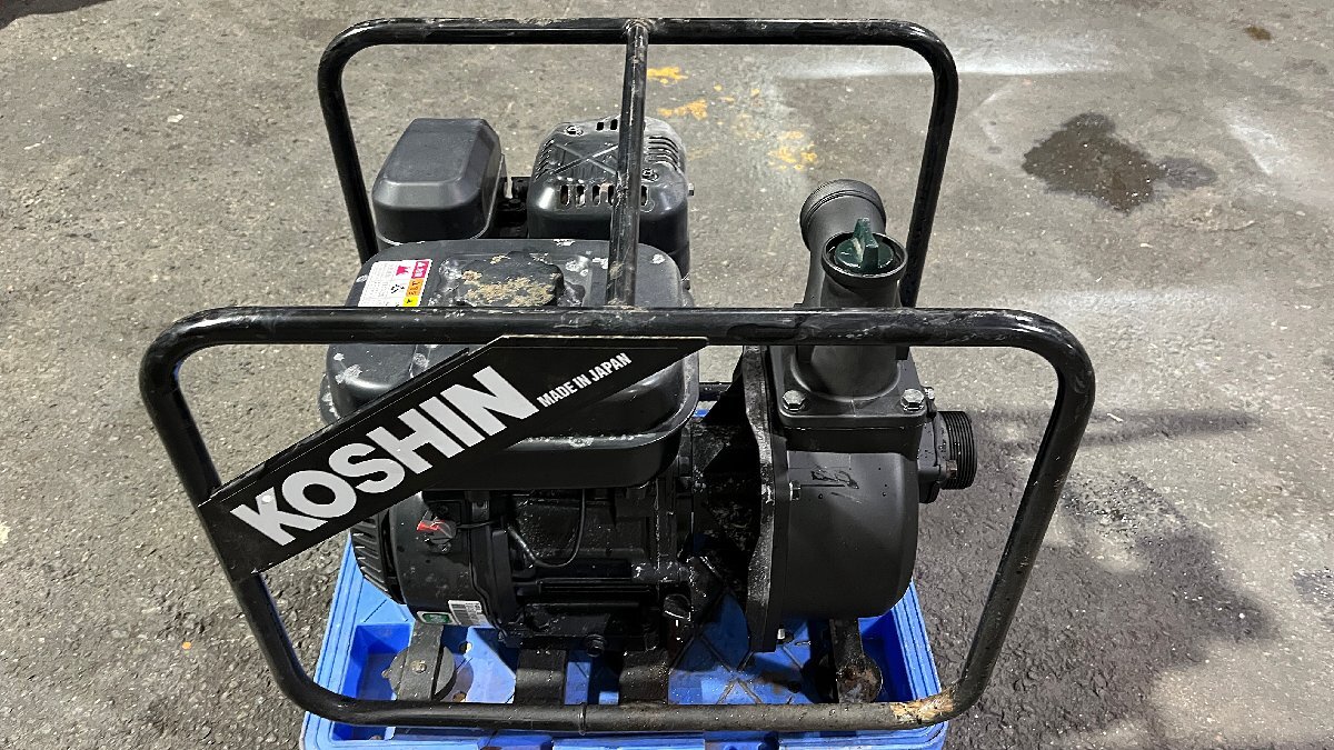 ★中古★工進 KOSHIN ハイデルスポンプ エンジンポンプ KR-50 50mm スバルエンジン 組み上げ 動作OK 水田 農業 工事 整備 )倉a_画像1