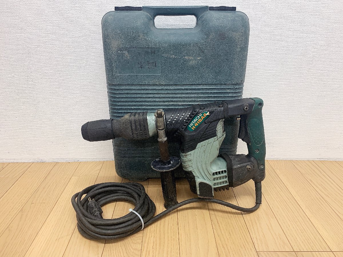 * used present condition * Hitachi Koki electric handle maH41SA2 body case * steering wheel attaching 17mm hexagon axis 100V chipping Hammer power tool HiKOKI high ko-ki).b