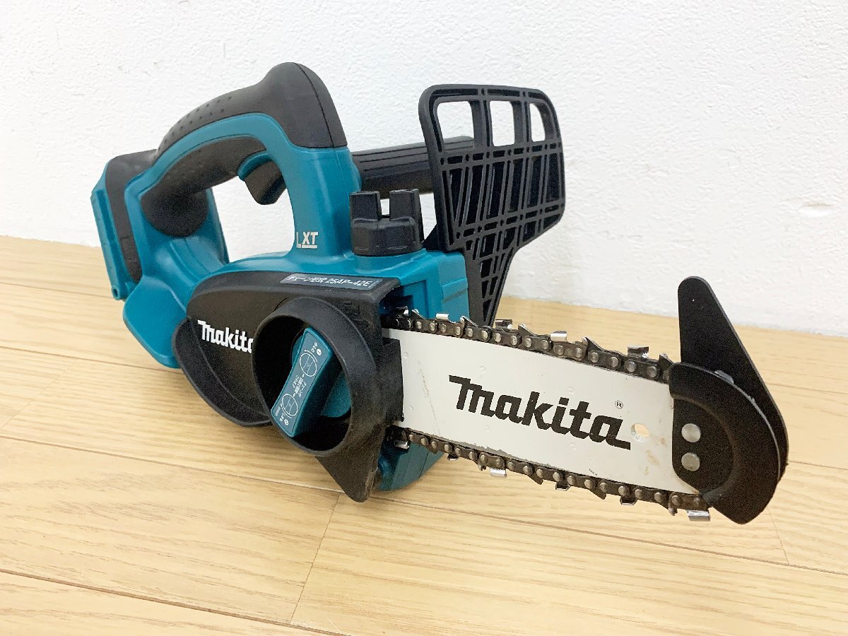 ★中古美品★マキタ makita 115mm充電式チェーンソー UC121D 本体のみ 14.4V 木の剪定や枝打ち・DIYなどに 電動工具 チェンソー)倉b_画像2