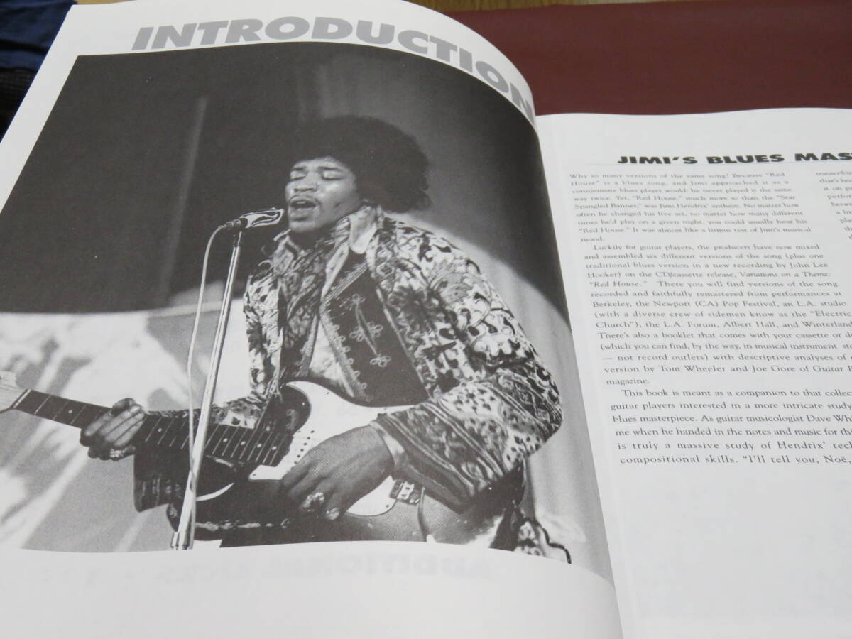 洋書　ギタースコア　ジミ・ヘンドリックス　JIMI HENDRIX CONCERTS　"red house"_画像5