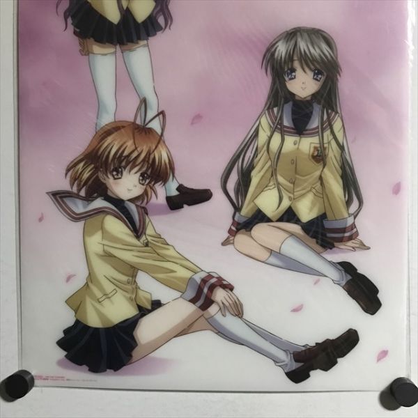 X2865 ◆未開封品 劇場版　CLANNAD　クラナド 　A3サイズ クリアポスター_画像3