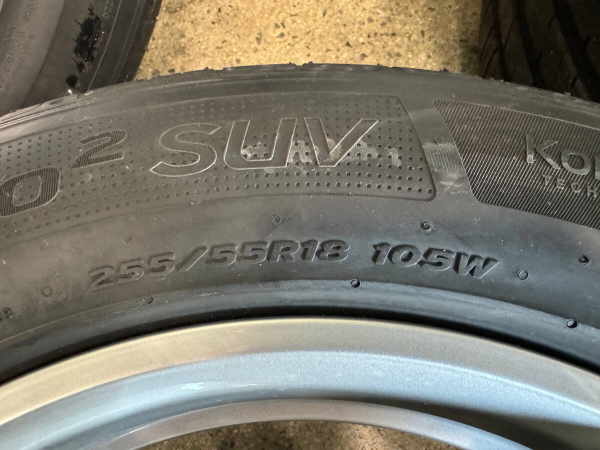 【中古】広島発 タイヤホイール4本セット 18インチ 235/60R18 103W 255/55R18 105W ポルシェ 中古ホイールの画像7