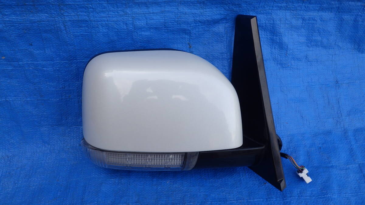  Mitsubishi Delica D:5 CV5W original door mirror right operation verification . pearl W23 7ps.@ line tube K0325-2