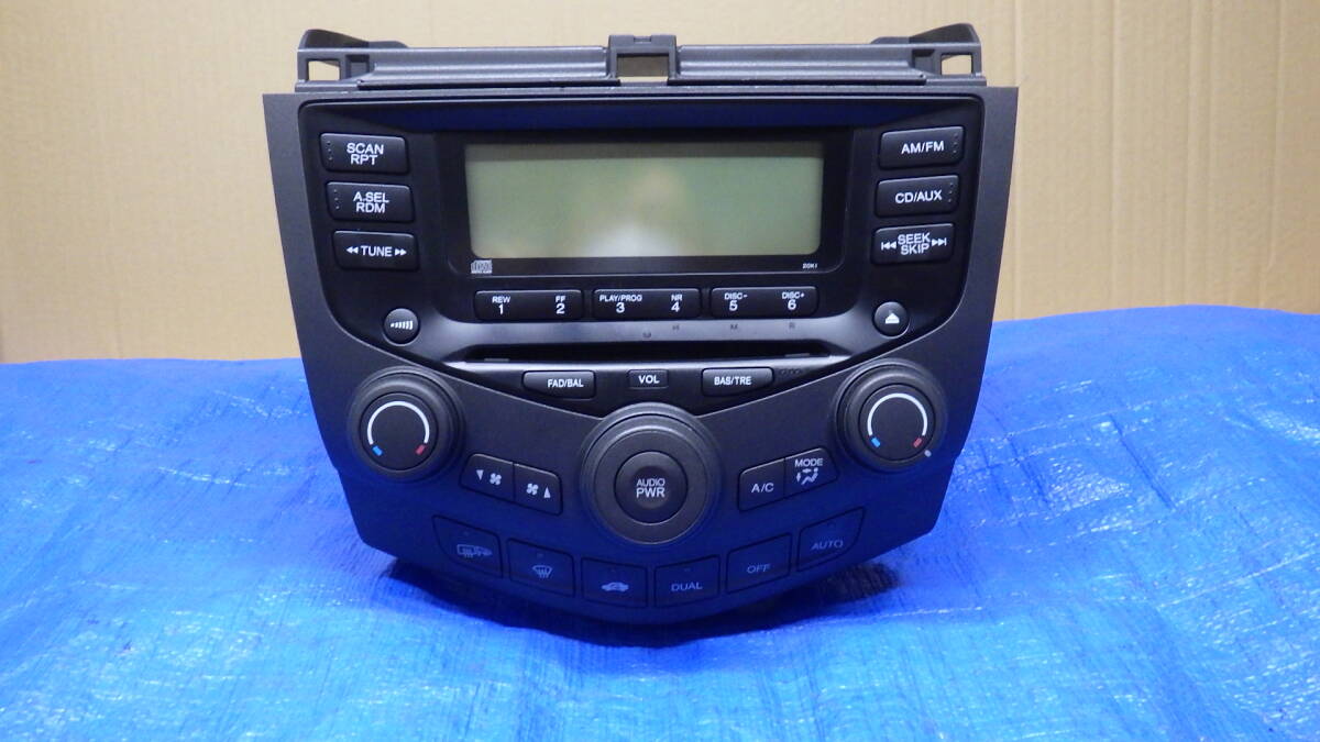  Honda Accord Wagon CM2 CM1 CL7 CL8 оригинальный выключатель кондиционера panel аудио CD плеер радио рабочий товар труба K0330-6
