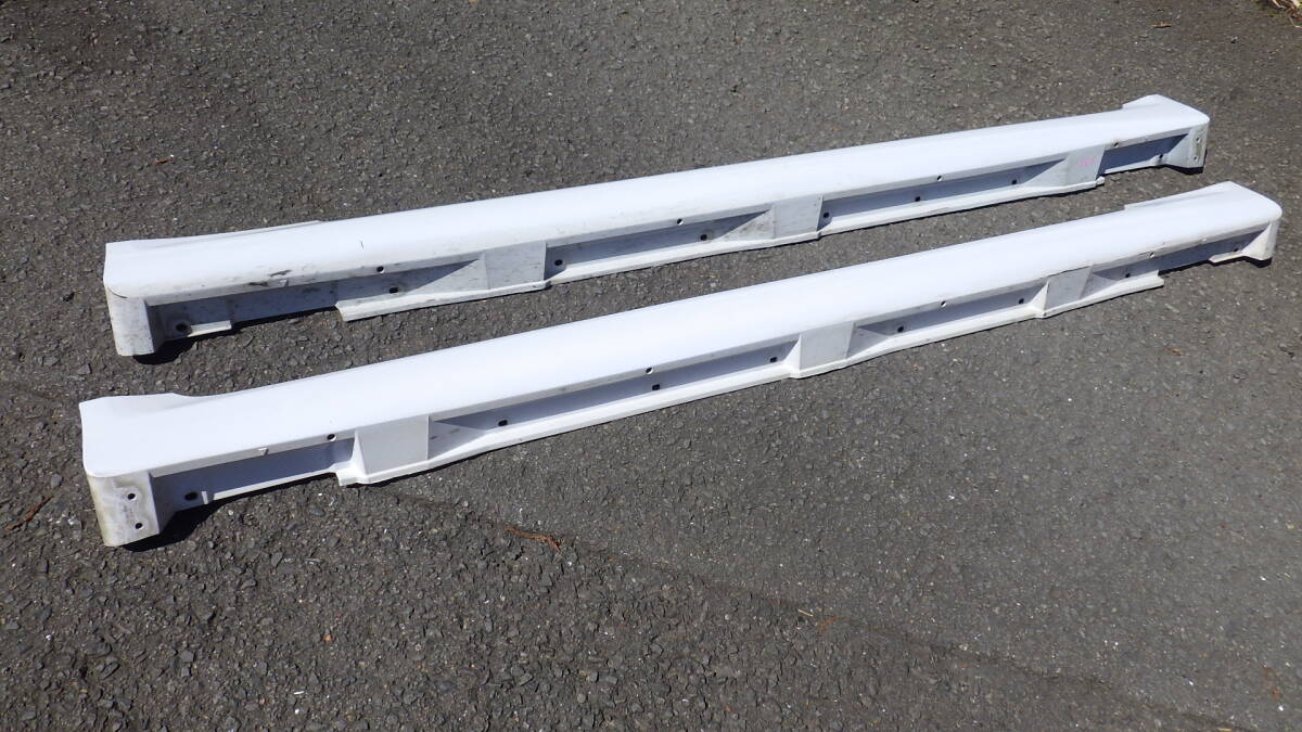  Toyota original GRX120 GRX121 GRX125 120 series Mark X side step side spoiler left right pearl white 062 tube K0330-2